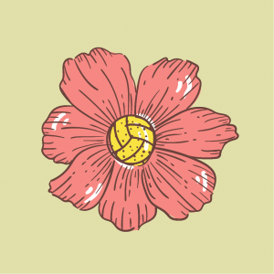 Volleyball Flower