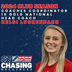 Coach Kelsi Luckenbach